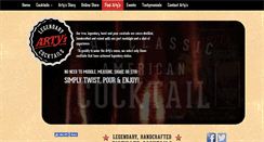 Desktop Screenshot of drinkartys.com